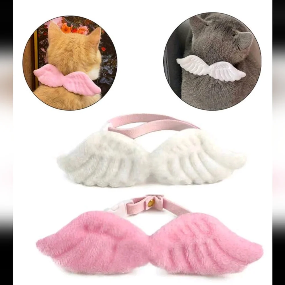 Pink angel wings for pet